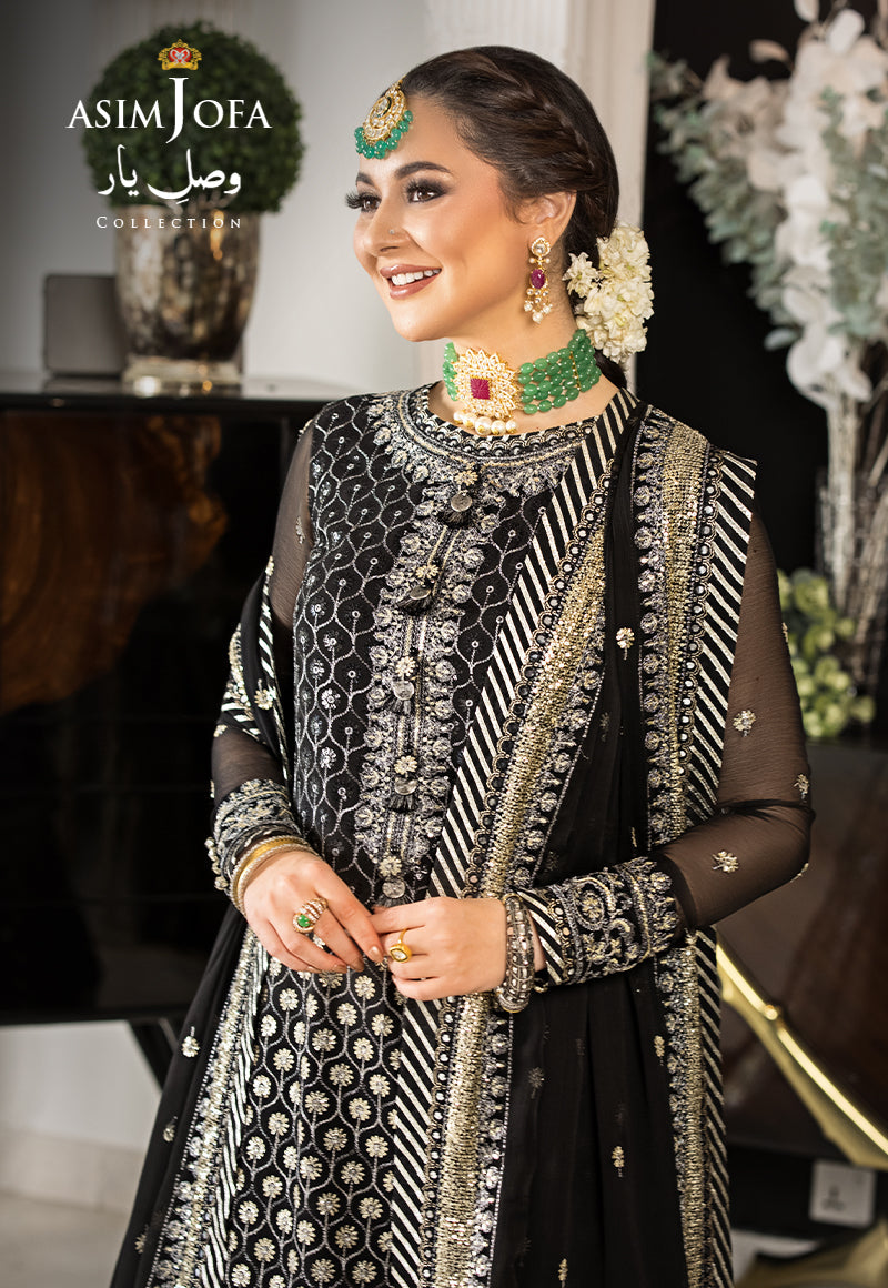 Buy Now, AJVY- 05 - Vasl e yar - Formals 2023 - Asim Jofa - Wedding and Bridal Party Dresses - Shahana Collection UK - Asim Jofa in GCC - UAE fashion