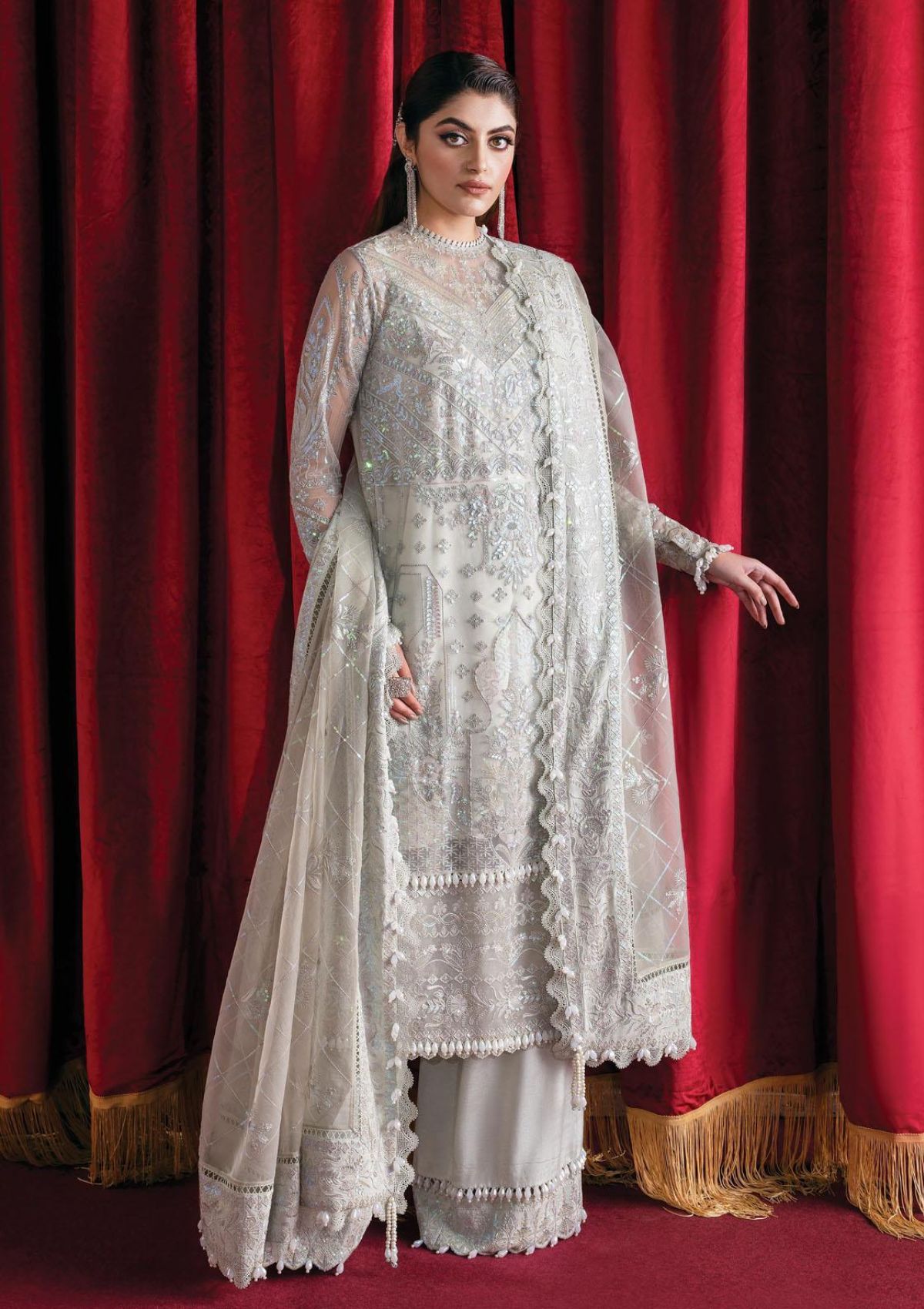 Scarlet - Festive Collection 2023 - Shahana Collection UK