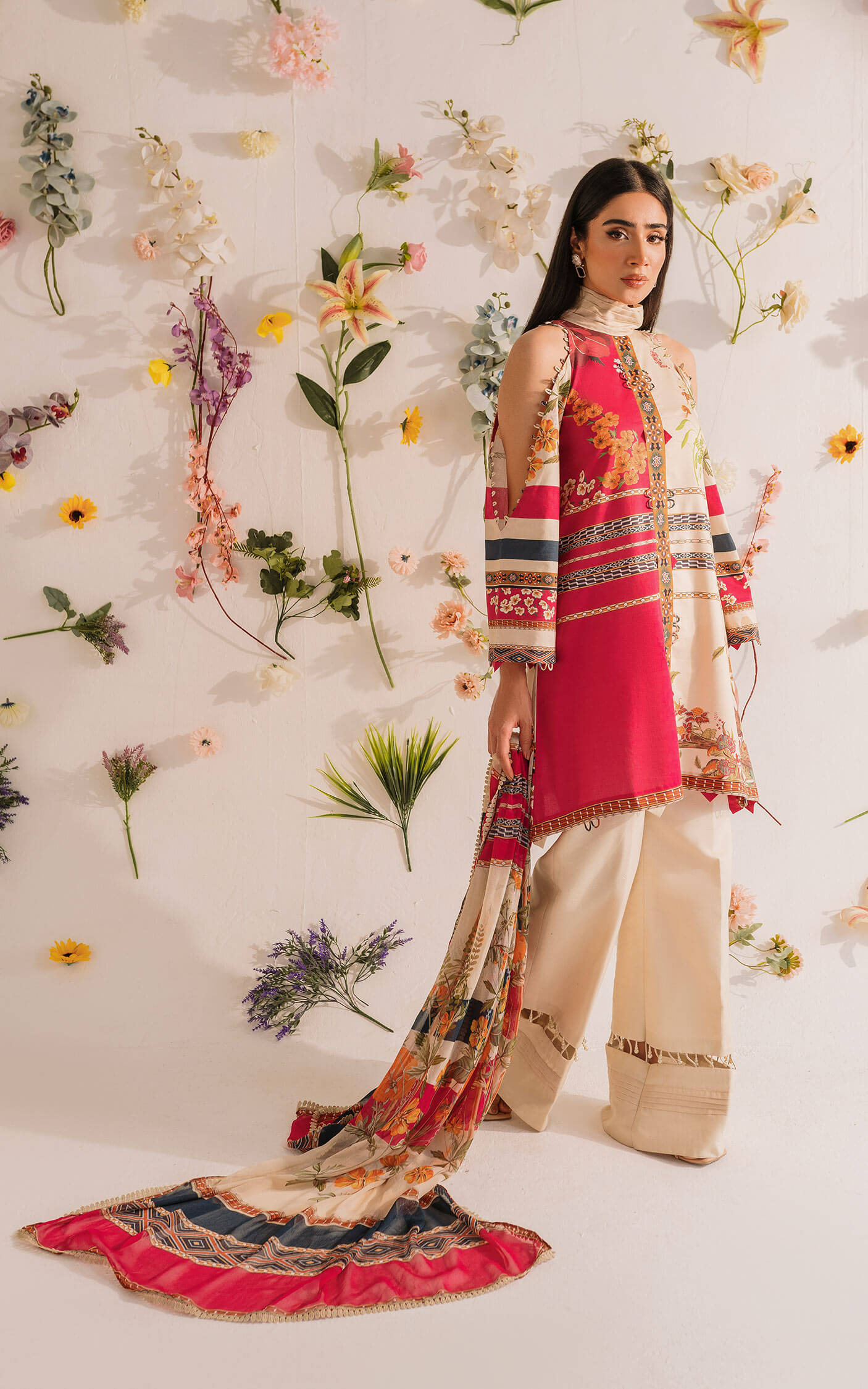 Buy Pakistan designer lawn - MKL - 06 - Meraki Summer Vol 1 - Asifa n Nabeel Lawn Collection 2023 - Shahana Collection UK - Asifa n Nabeel in UK - Eid Edit 2023