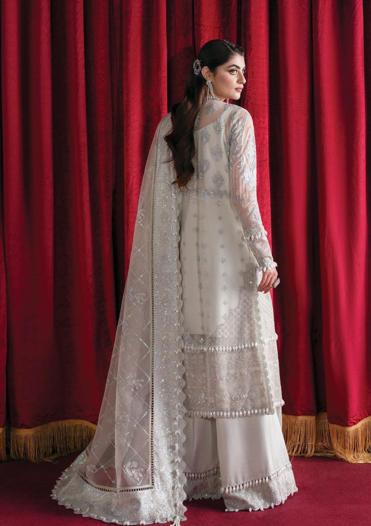 Scarlet - Festive Collection 2023 - Shahana Collection UK
