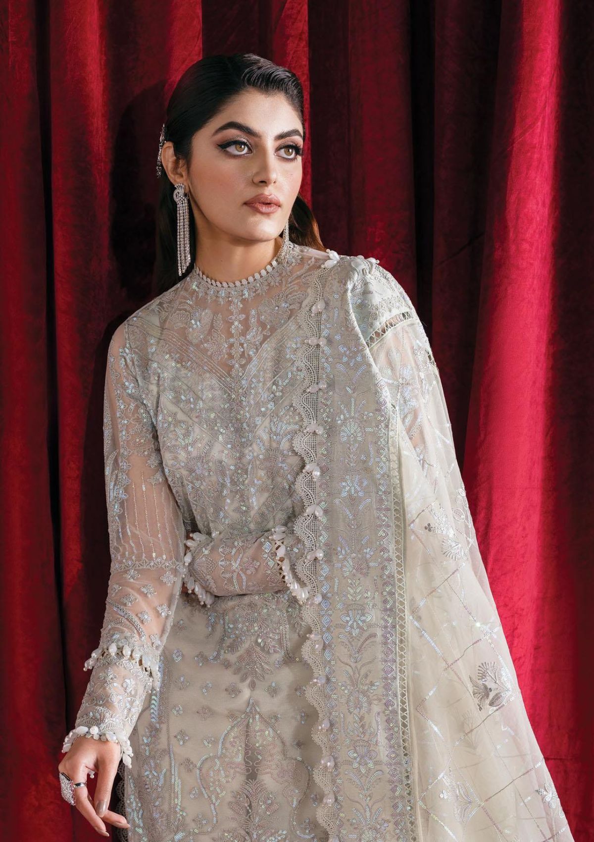 Scarlet - Festive Collection 2023 - Shahana Collection UK