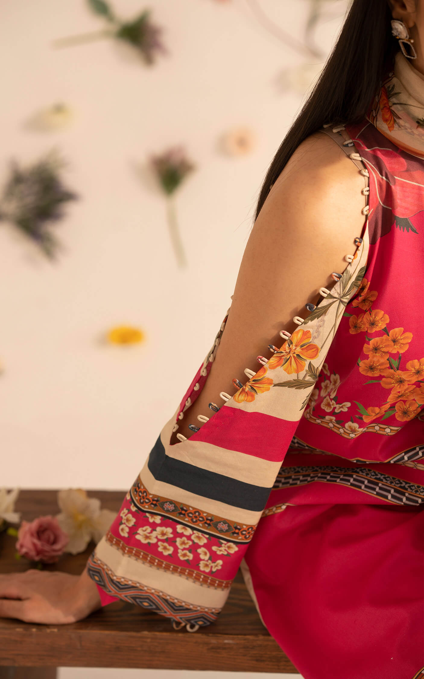 Buy Pakistan designer lawn - MKL - 06 - Meraki Summer Vol 1 - Asifa n Nabeel Lawn Collection 2023 - Shahana Collection UK - Asifa n Nabeel in UK - Eid Edit 2023