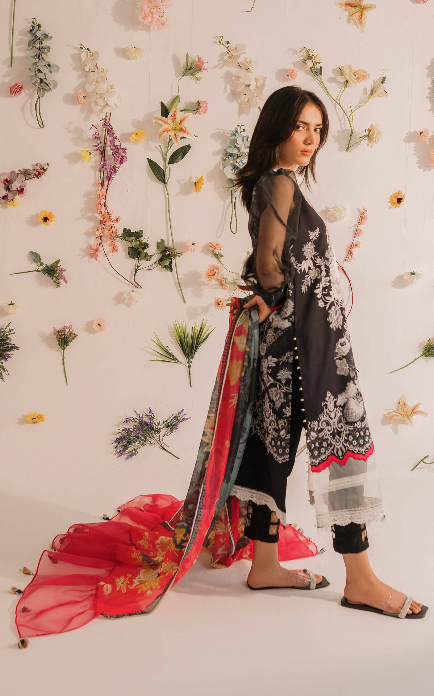 Buy Pakistan designer lawn - MKL - 08 - Meraki Summer Vol 1 - Asifa n Nabeel Lawn Collection 2023 - Shahana Collection UK - Asifa n Nabeel in UK - Eid Edit 2023