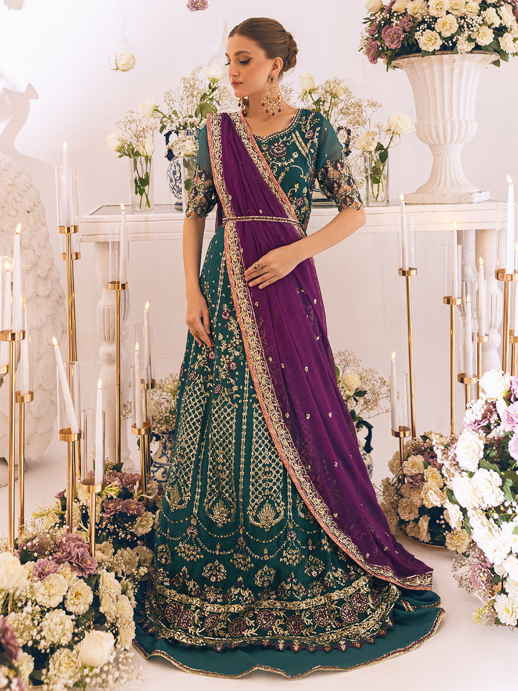 Buy Now, Sawariya 08 - Luxury Kalidaar Chiffon 2023 - Roheenaz -Shahana Collection UK - Wedding & Bridal Party Dresses