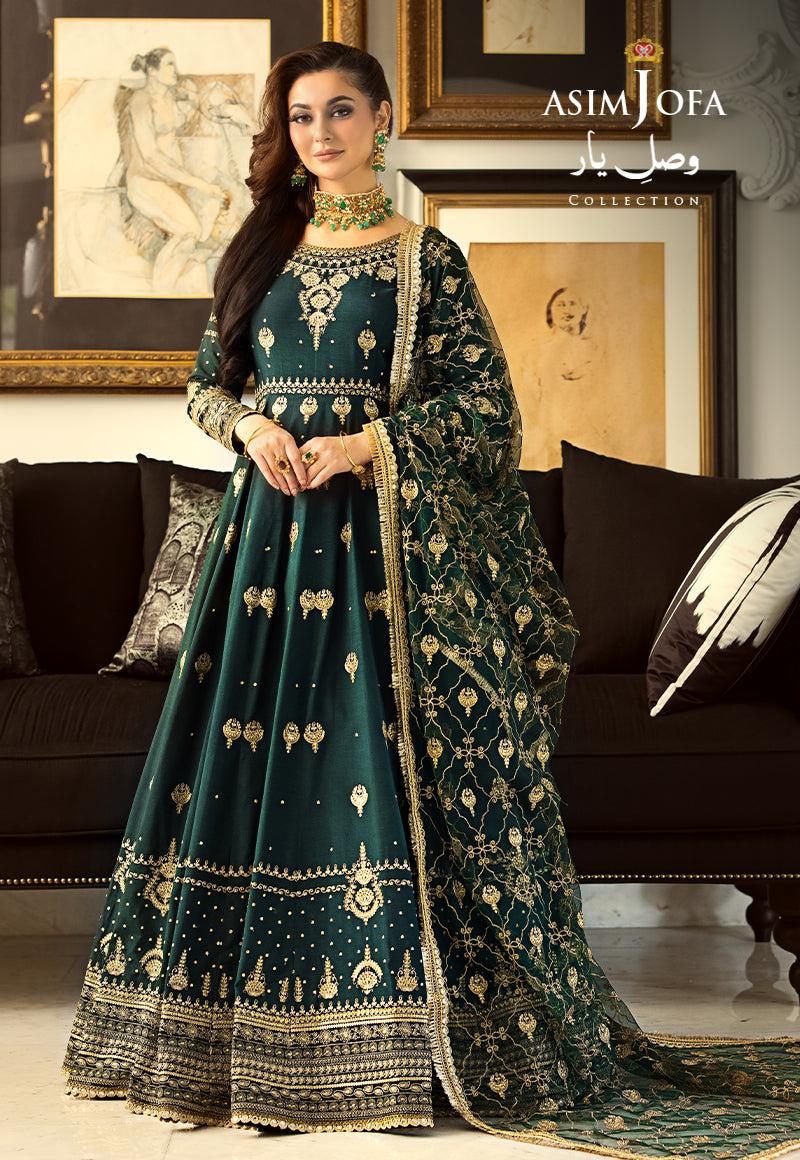 Buy Now, AJVY- 08 - Vasl e yar - Formals 2023 - Asim Jofa - Wedding and Bridal Party Dresses - Shahana Collection UK - Asim Jofa in GCC - UAE fashion