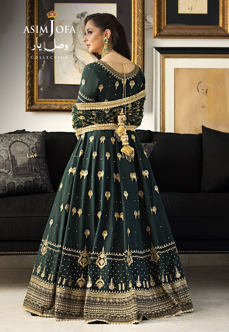 Buy Now, AJVY- 08 - Vasl e yar - Formals 2023 - Asim Jofa - Wedding and Bridal Party Dresses - Shahana Collection UK - Asim Jofa in GCC - UAE fashion