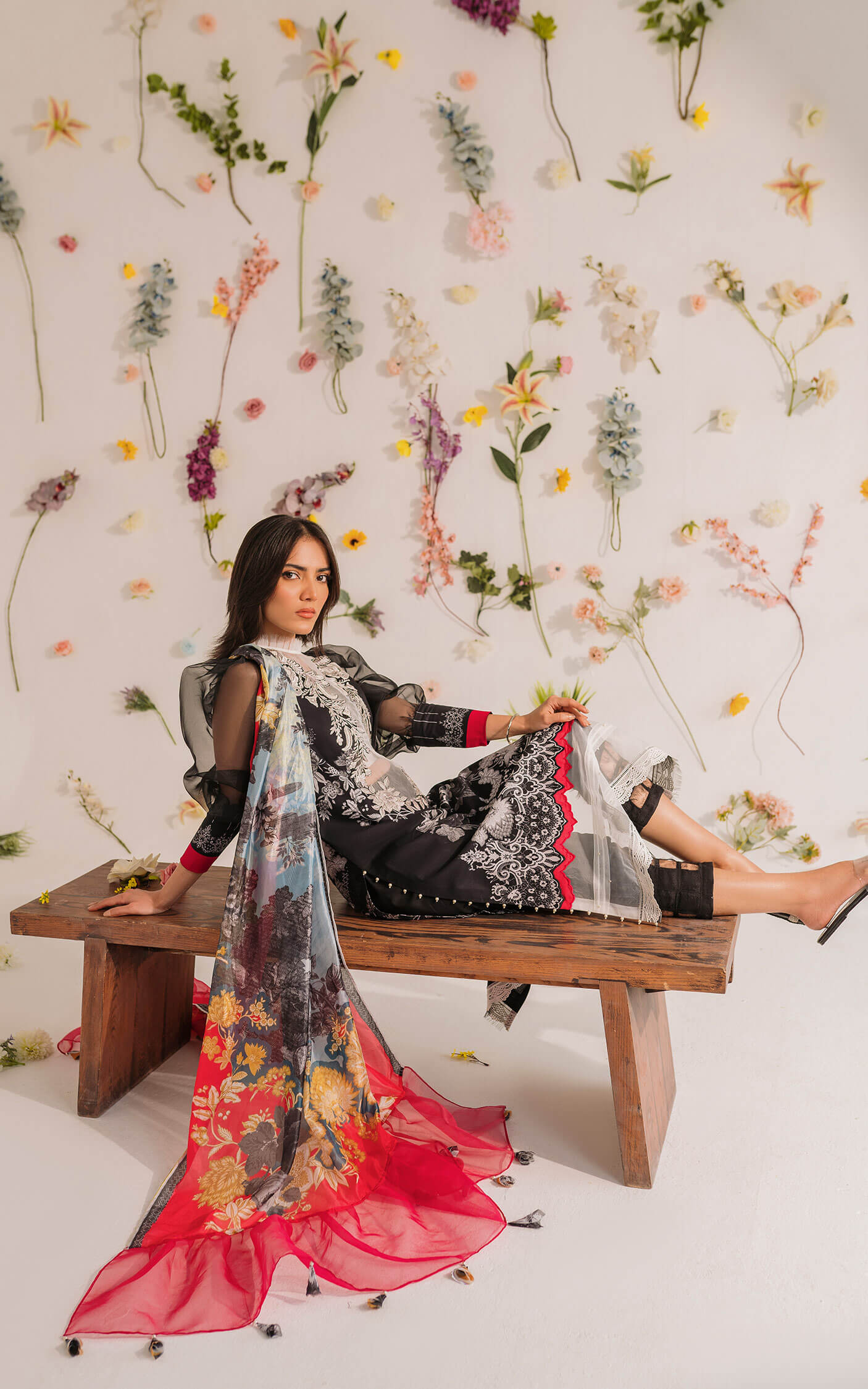 Buy Pakistan designer lawn - MKL - 08 - Meraki Summer Vol 1 - Asifa n Nabeel Lawn Collection 2023 - Shahana Collection UK - Asifa n Nabeel in UK - Eid Edit 2023
