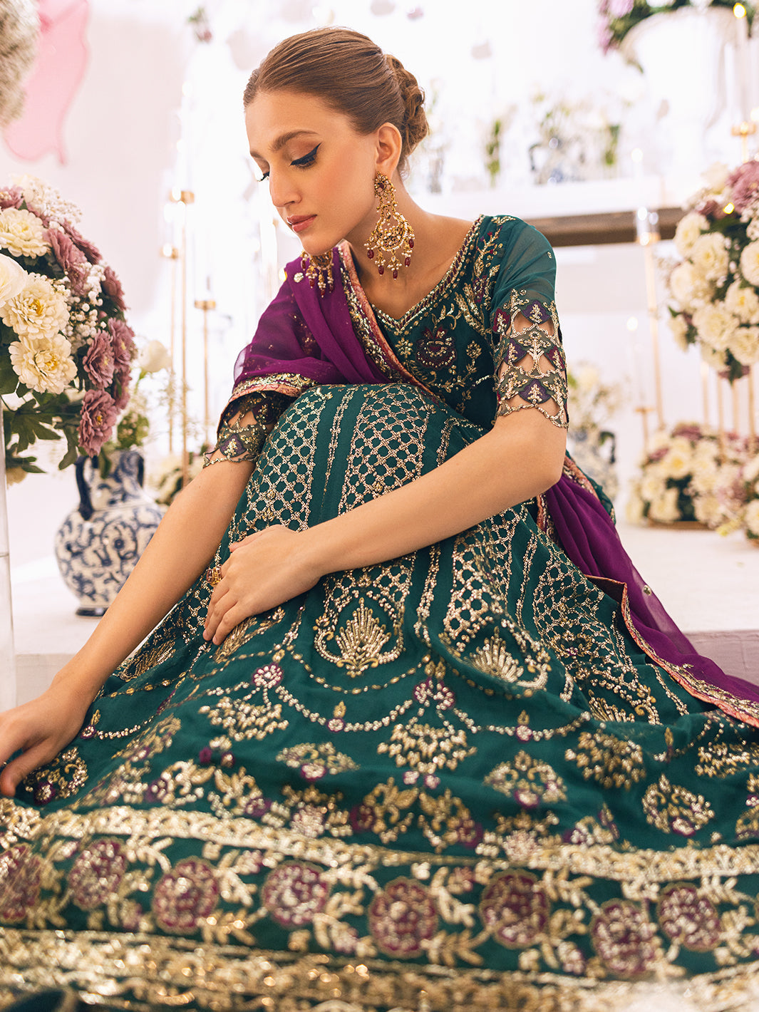 Buy Now, Sawariya 08 - Luxury Kalidaar Chiffon 2023 - Roheenaz -Shahana Collection UK - Wedding & Bridal Party Dresses