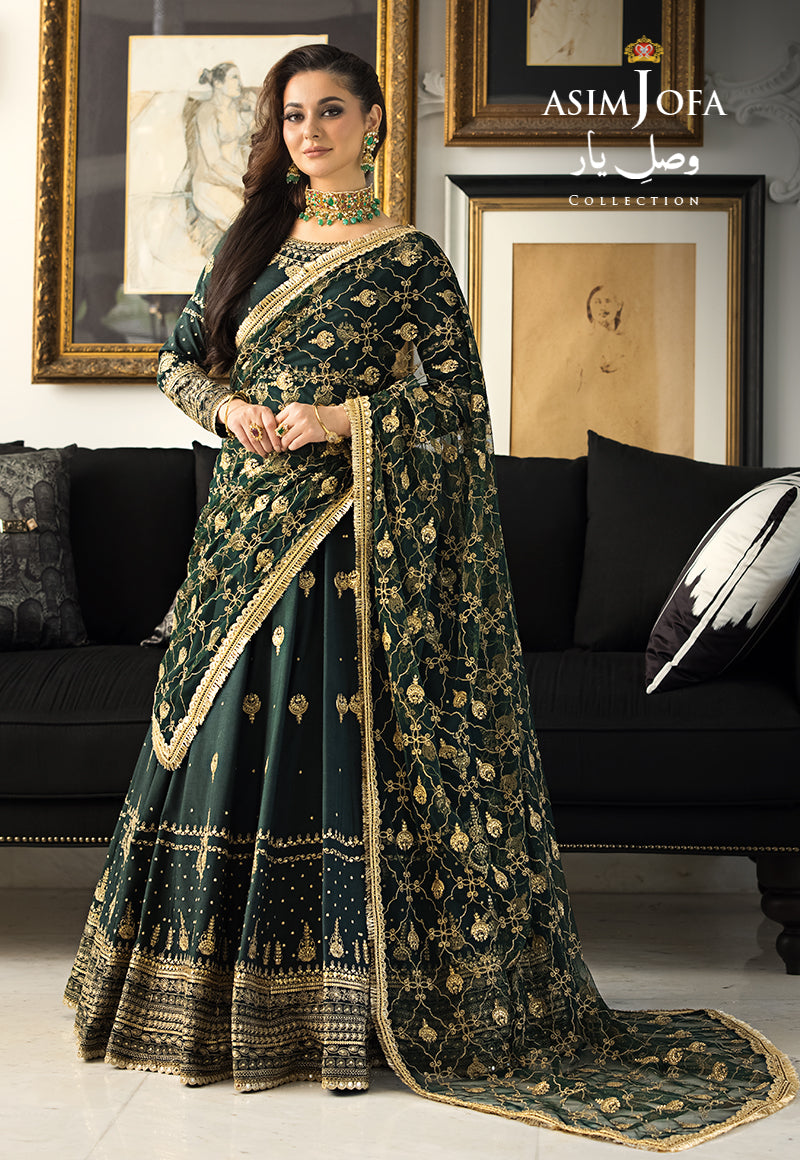 Buy Now, AJVY- 08 - Vasl e yar - Formals 2023 - Asim Jofa - Wedding and Bridal Party Dresses - Shahana Collection UK - Asim Jofa in GCC - UAE fashion