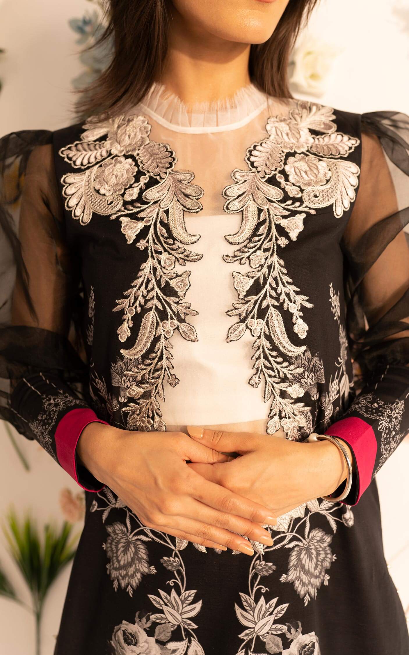 Buy Pakistan designer lawn - MKL - 08 - Meraki Summer Vol 1 - Asifa n Nabeel Lawn Collection 2023 - Shahana Collection UK - Asifa n Nabeel in UK - Eid Edit 2023