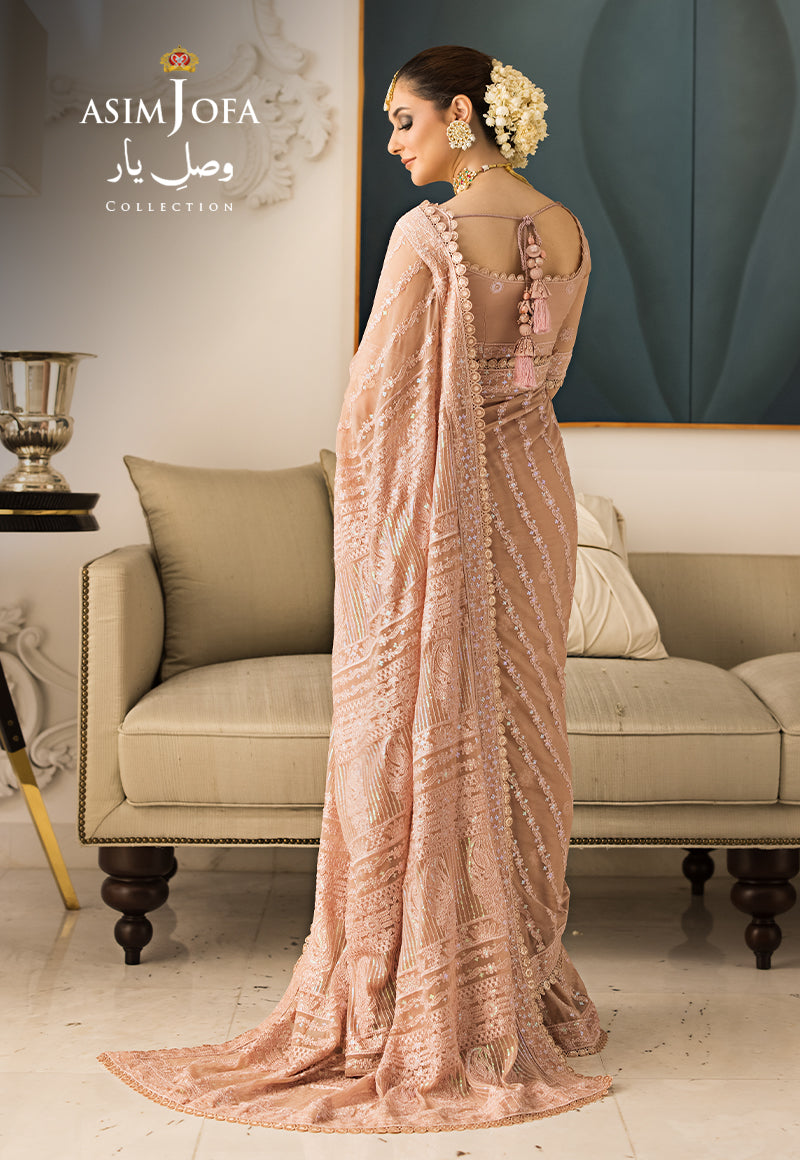 Buy Now, AJVY- 09 - Vasl e yar - Formals 2023 - Asim Jofa - Wedding and Bridal Party Dresses - Shahana Collection UK - Asim Jofa in GCC - UAE fashion