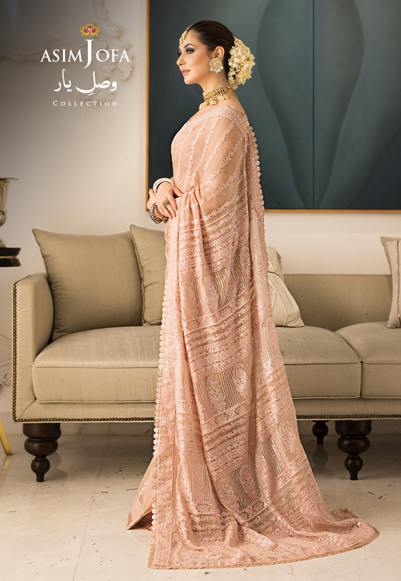 Buy Now, AJVY- 09 - Vasl e yar - Formals 2023 - Asim Jofa - Wedding and Bridal Party Dresses - Shahana Collection UK - Asim Jofa in GCC - UAE fashion