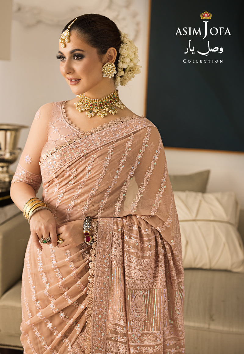 Buy Now, AJVY- 09 - Vasl e yar - Formals 2023 - Asim Jofa - Wedding and Bridal Party Dresses - Shahana Collection UK - Asim Jofa in GCC - UAE fashion