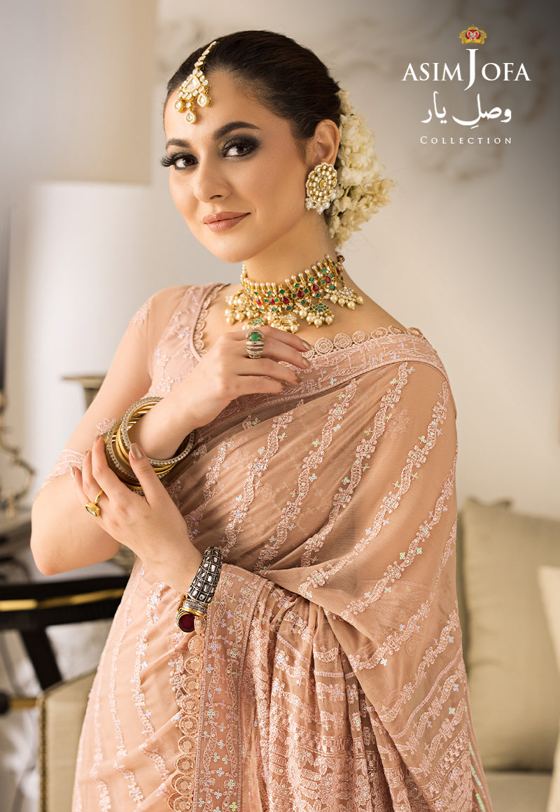 Buy Now, AJVY- 09 - Vasl e yar - Formals 2023 - Asim Jofa - Wedding and Bridal Party Dresses - Shahana Collection UK - Asim Jofa in GCC - UAE fashion