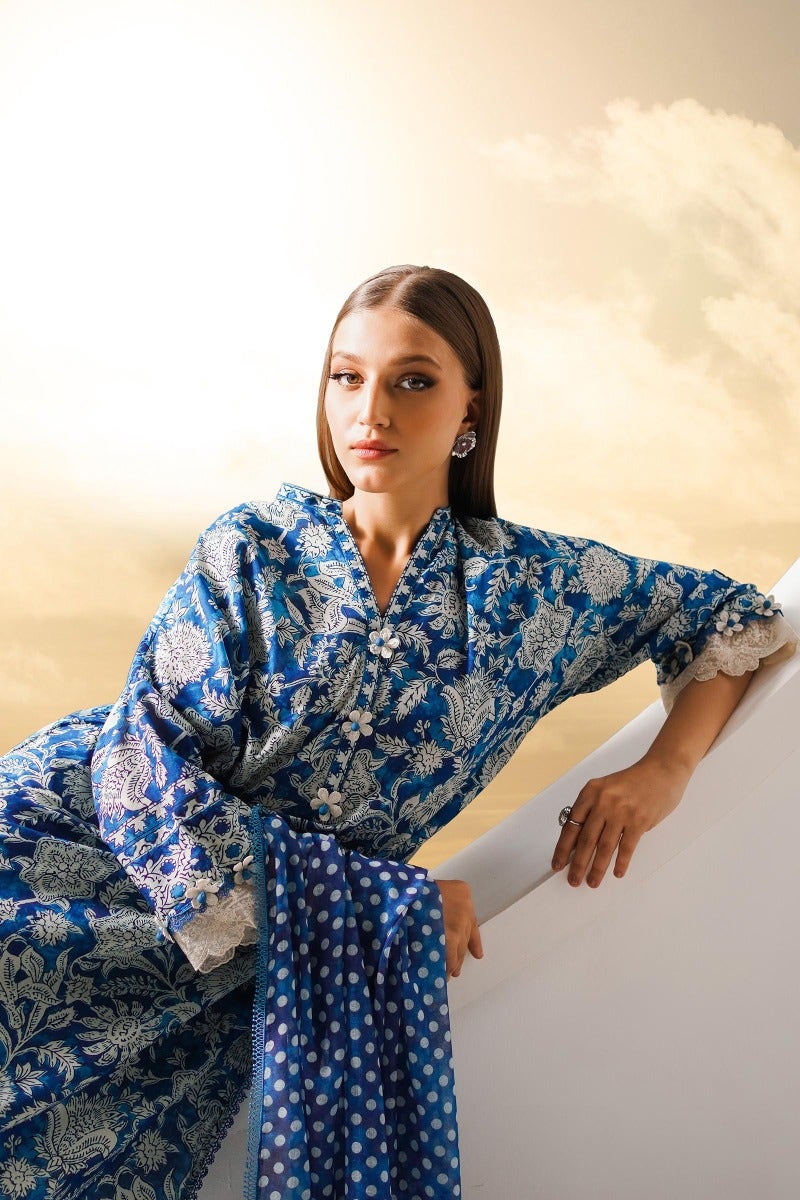 11 B - Mahay Summer Lawn Collection'23 - Shahana Collection UK -Sana Safinaz