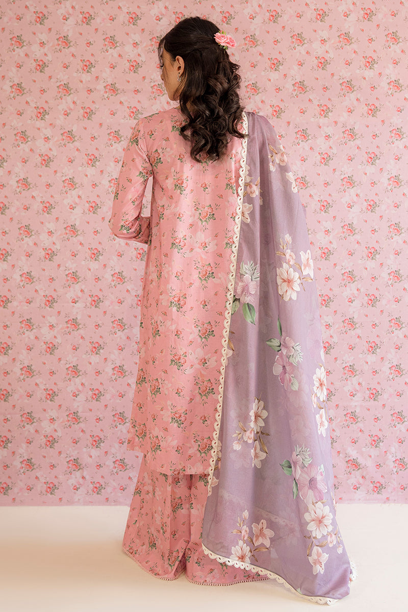 Rose and Petals - Lawn Collection 2022 - Cross Stitch