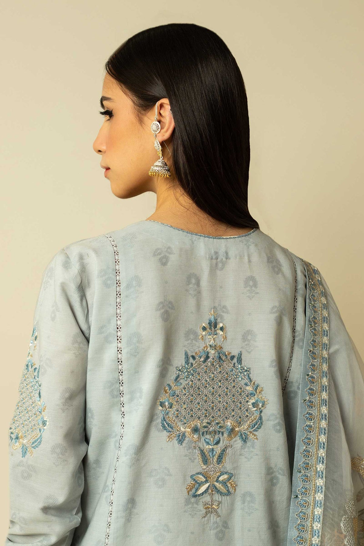 Shop Now, D01 - Summer Lawn Vol 2 - Zara Shahjahan - Shahana Collection UK - Wedding and Bridal Party Dresses - Eid Edit 2023