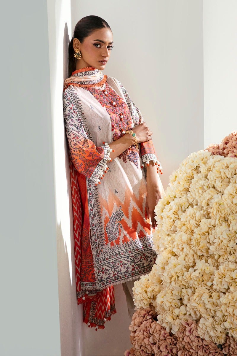 19 B - Mahay Summer Lawn Collection'23 - Shahana Collection UK -Sana Safinaz
