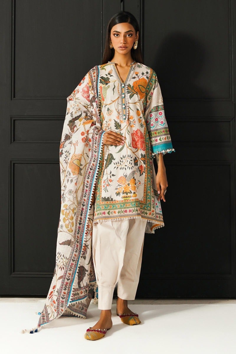 21 B - Mahay Summer Lawn Collection'23 - Shahana Collection UK -Sana Safinaz