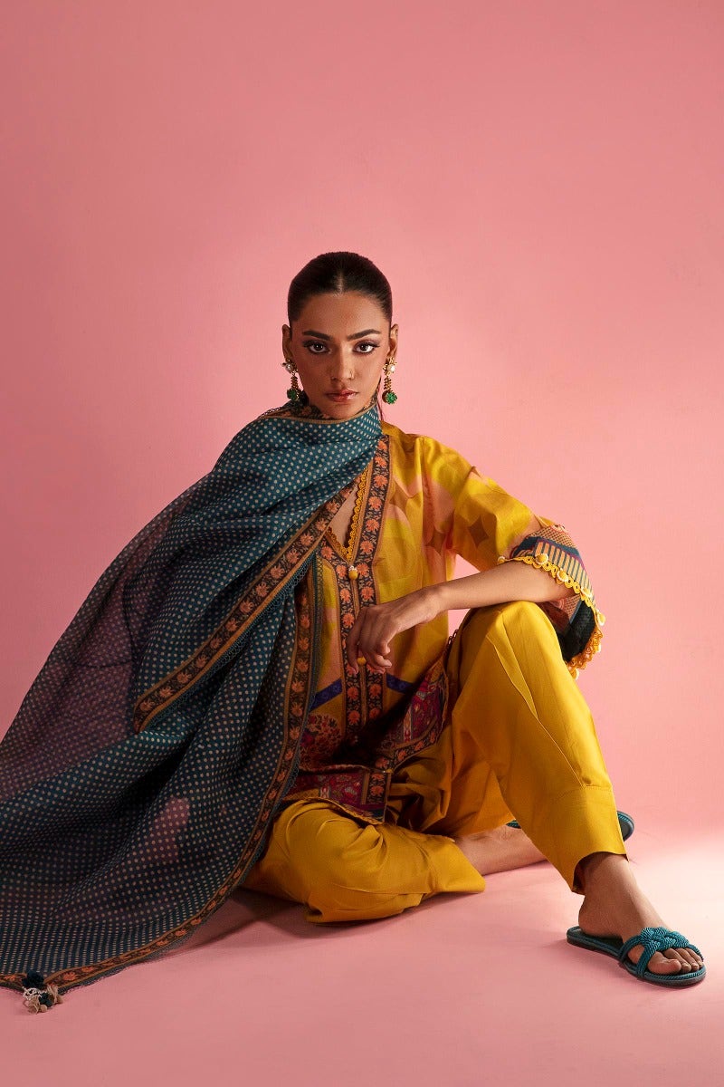 22 B - Mahay Summer Lawn Collection'23 - Shahana Collection UK - Sana Safinaz