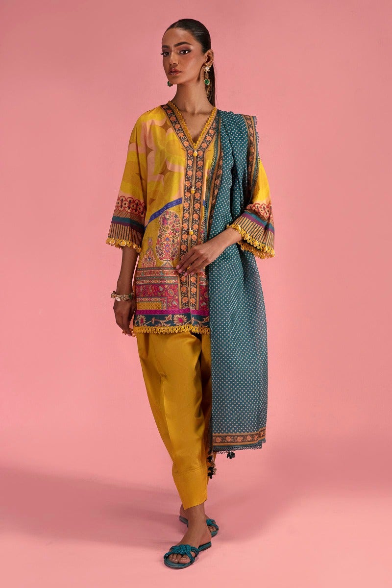 22 B - Mahay Summer Lawn Collection'23 - Shahana Collection UK - Sana Safinaz