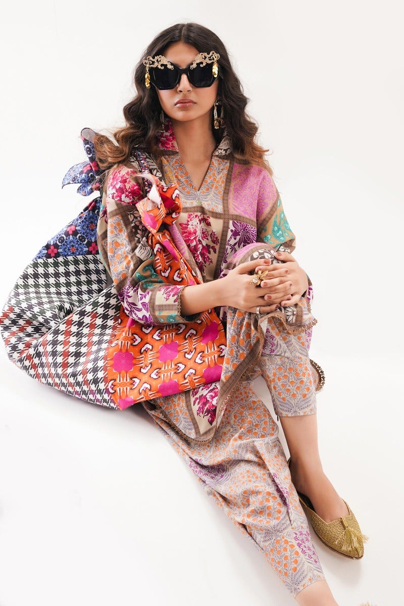 Buy Now, 25A - Sana Safinaz Winter - Fall Collection 2023 - Wedding and Bridal Party Dresses - Shahana Collection UK - Sana Safinaz in UK