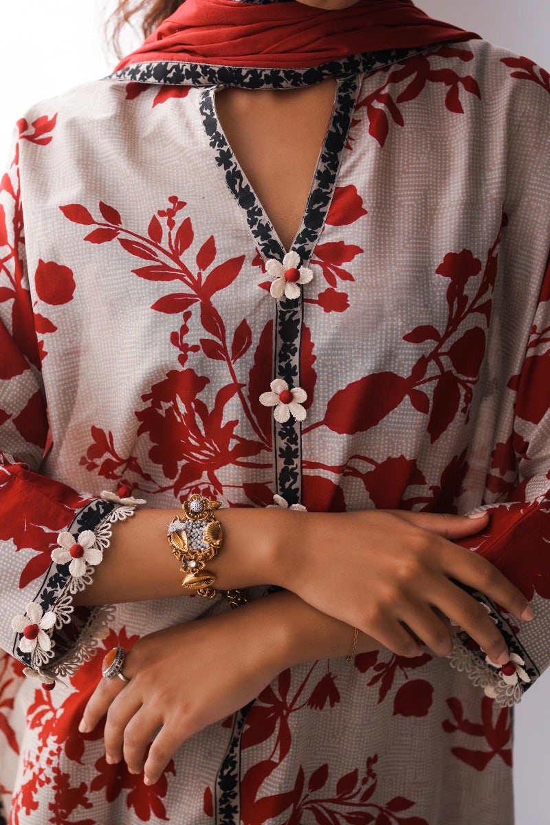 26A - Mahay Summer Lawn Collection'23 - Shahana Collection UK - Sana Safinaz
