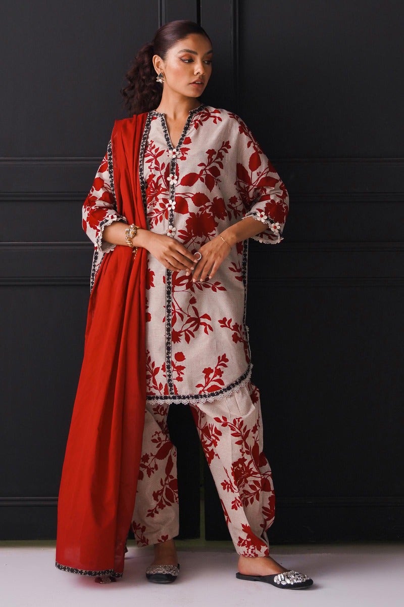 26A - Mahay Summer Lawn Collection'23 - Shahana Collection UK - Sana Safinaz
