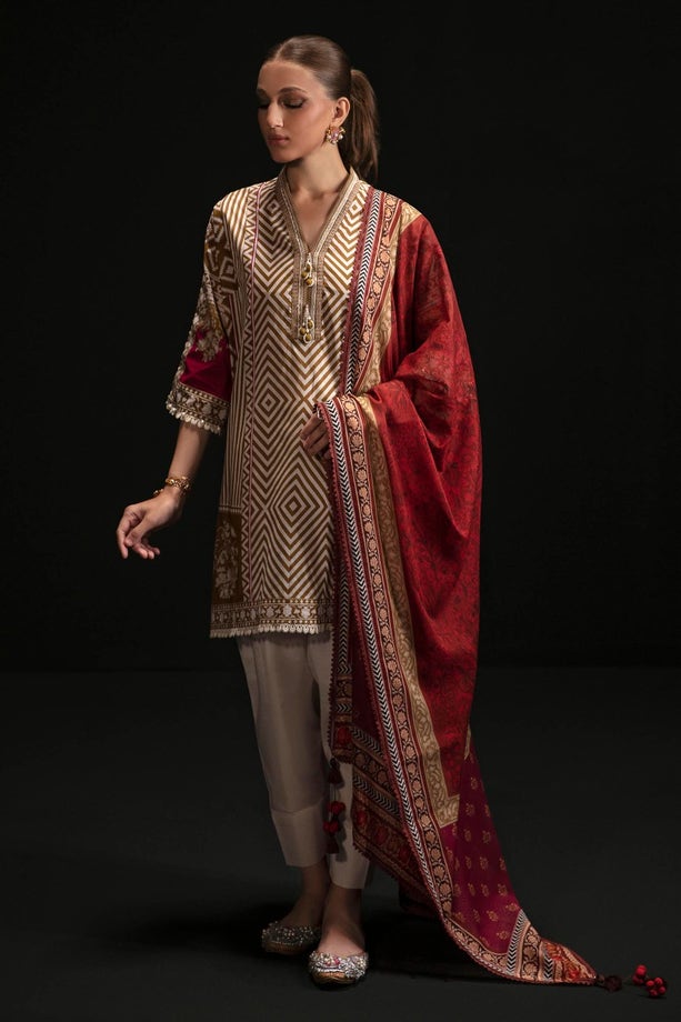 29A - Mahay Summer Lawn Collection'23 - Shahana Collection UK - Sana Safinaz