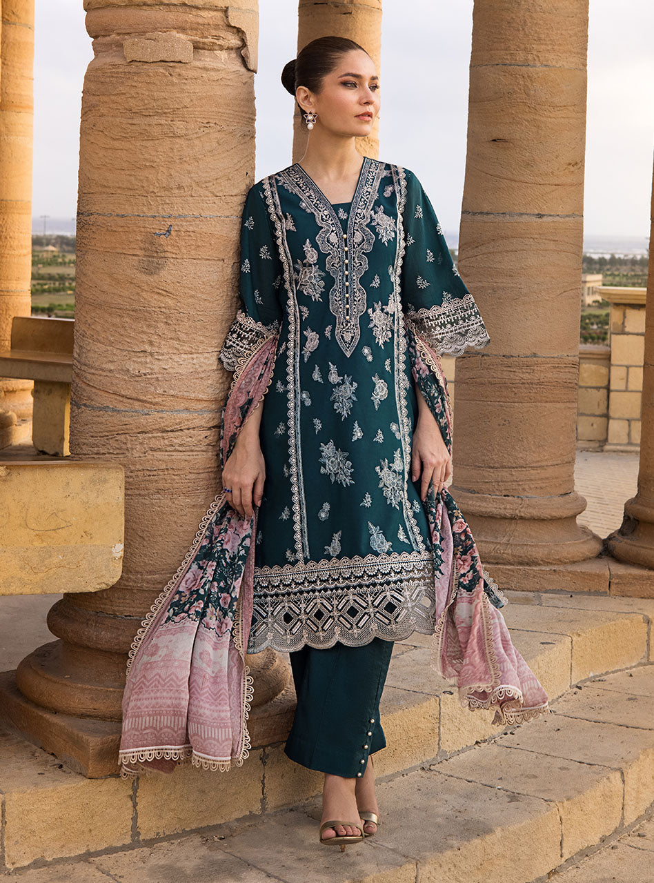 Buy Now, 2B KIRAN - Luxury Eid Lawn by Zainab Chottani 2023 - Shahana Collection UK - Zainab Chottani in UK