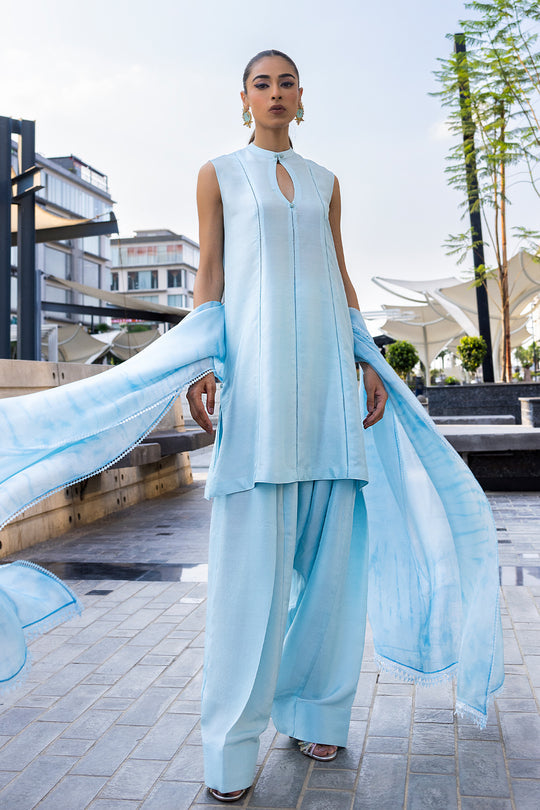 Buy Now - Powder Blue - Ayesha Shoaib Malik - Essentials - Shahana Collection UK - Wedding and Bridal Party Dresses - Shahana UK
