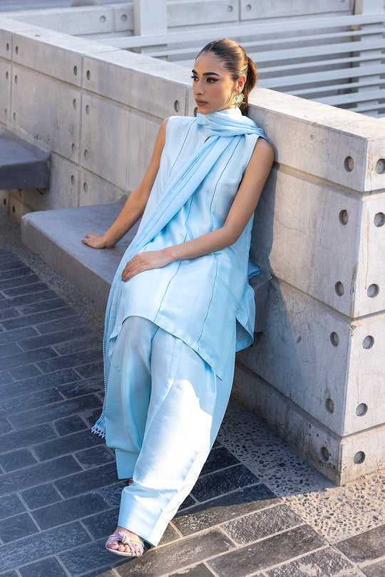 Buy Now - Powder Blue - Ayesha Shoaib Malik - Essentials - Shahana Collection UK - Wedding and Bridal Party Dresses - Shahana UK