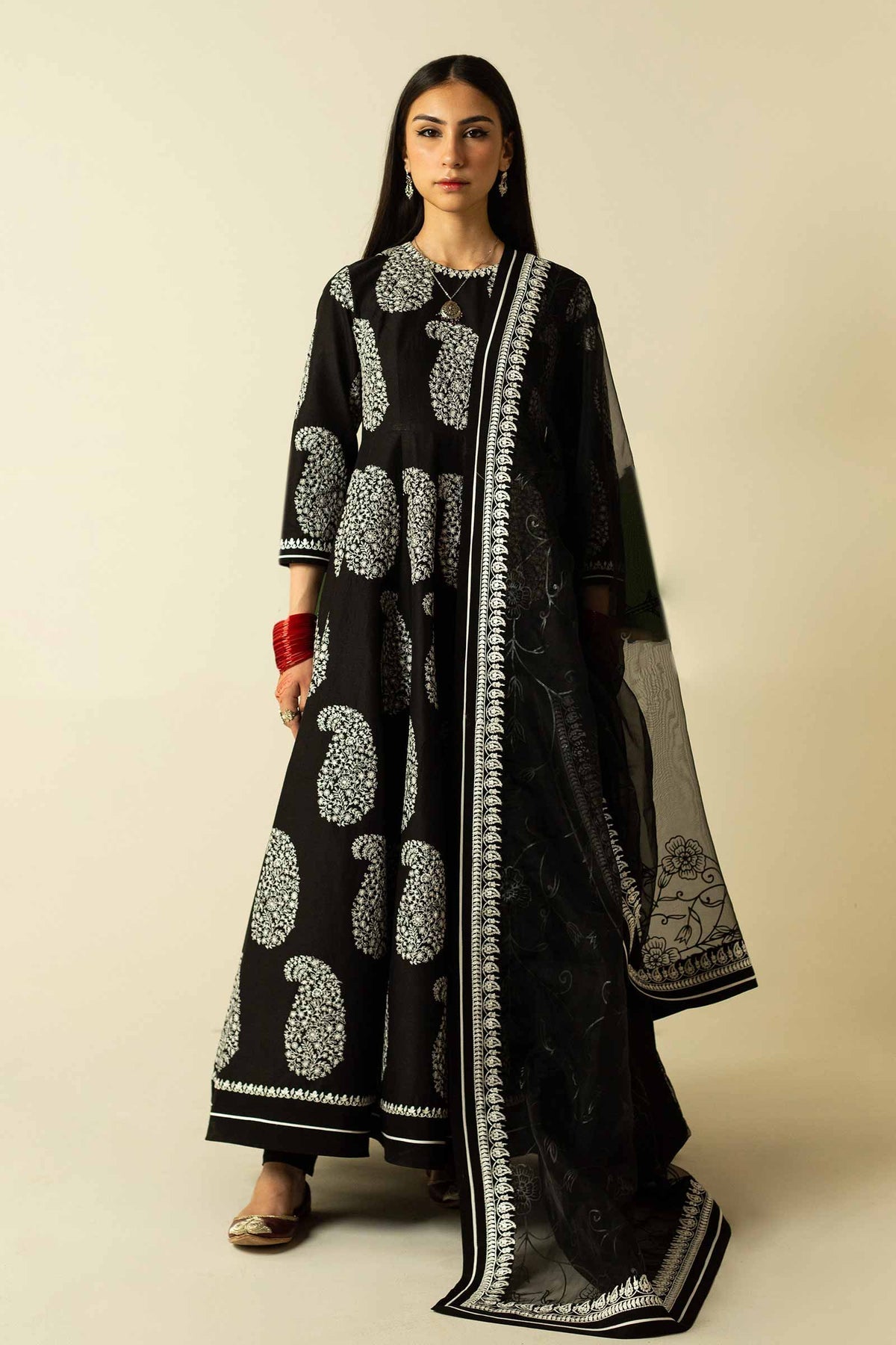 Shop Now, D03 - Summer Lawn Vol 2 - Zara Shahjahan - Shahana Collection UK - Wedding and Bridal Party Dresses - Eid Edit 2023
