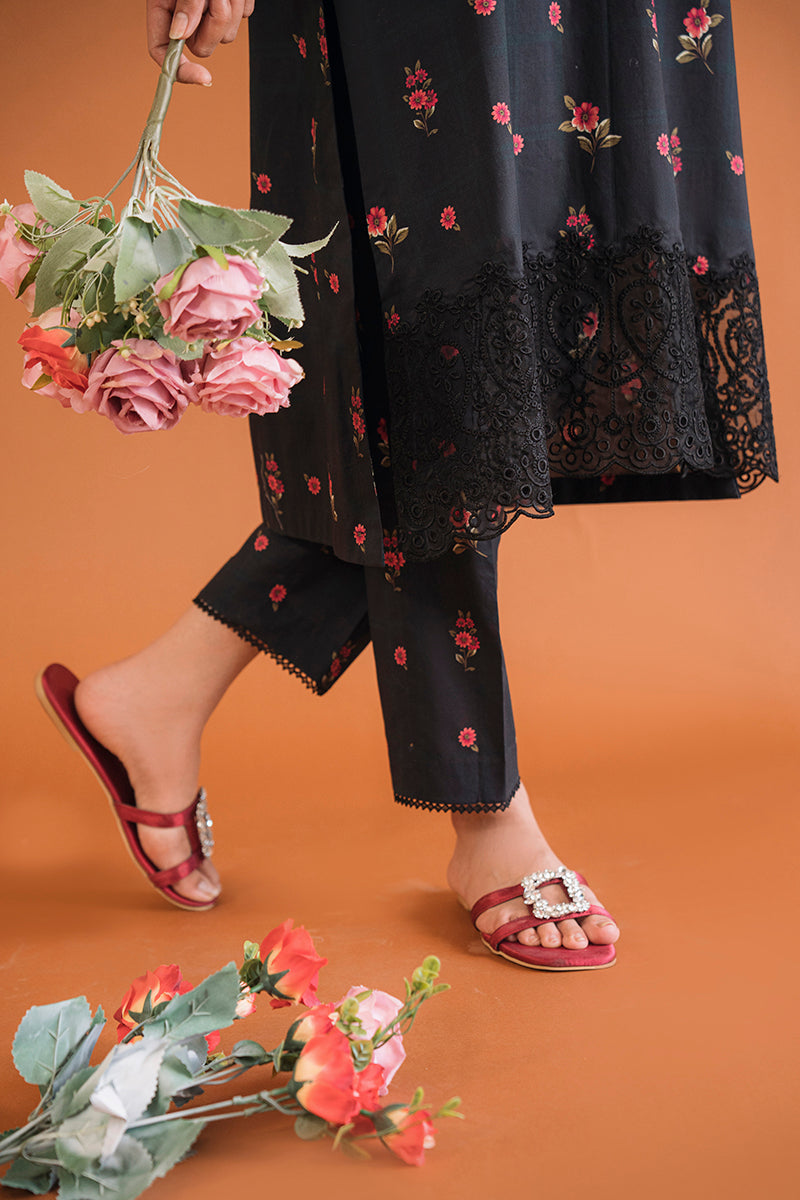 Buy Now - Raven Carnation - Petals and Prints - Lawn Collection 2023 - Cross Stitch - Shahana Collection UK - Wedding and Bridal Party Dresses