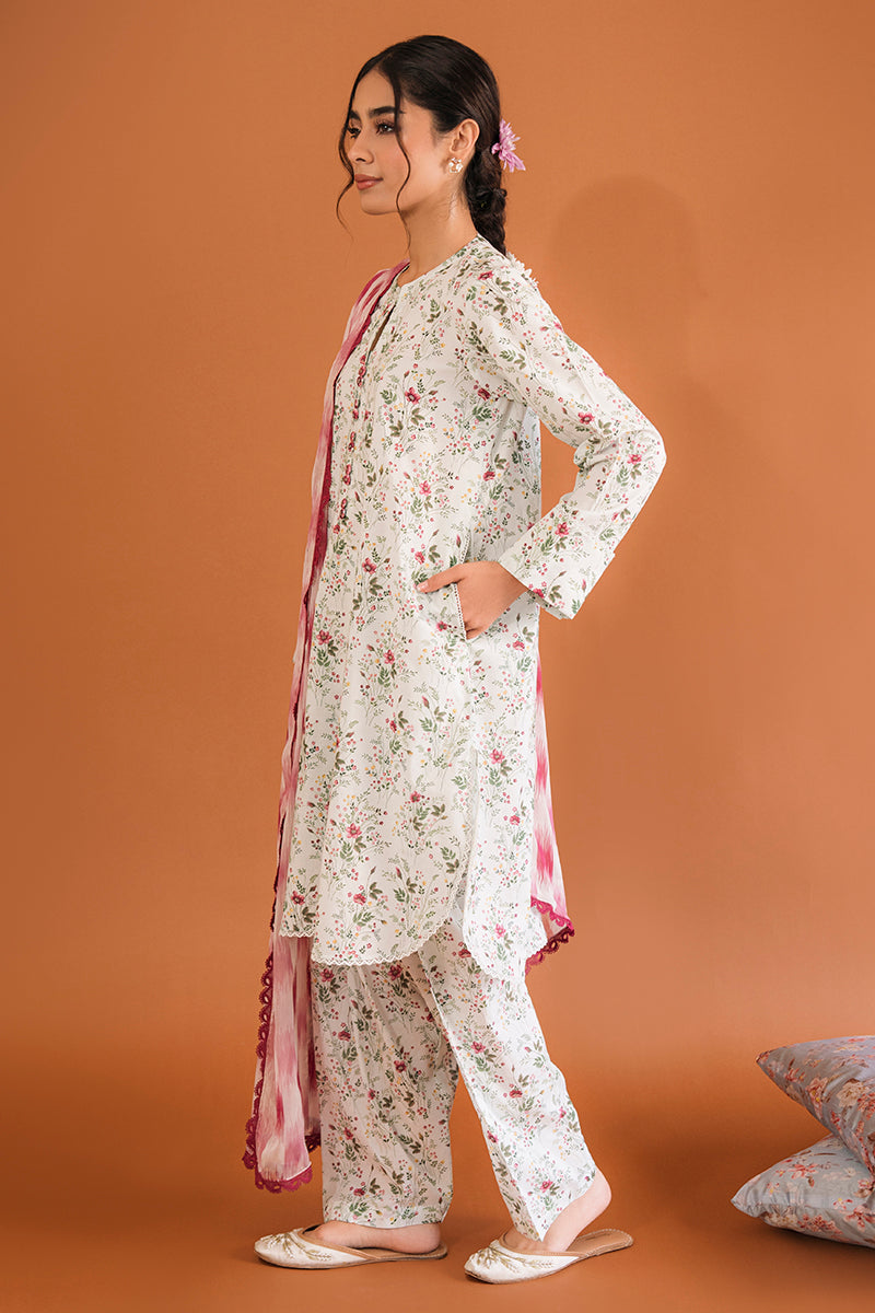 Buy Now - Subtle Allure - Petals and Prints - Lawn Collection 2023 - Cross Stitch - Shahana Collection UK - Wedding and Bridal Party Dresses