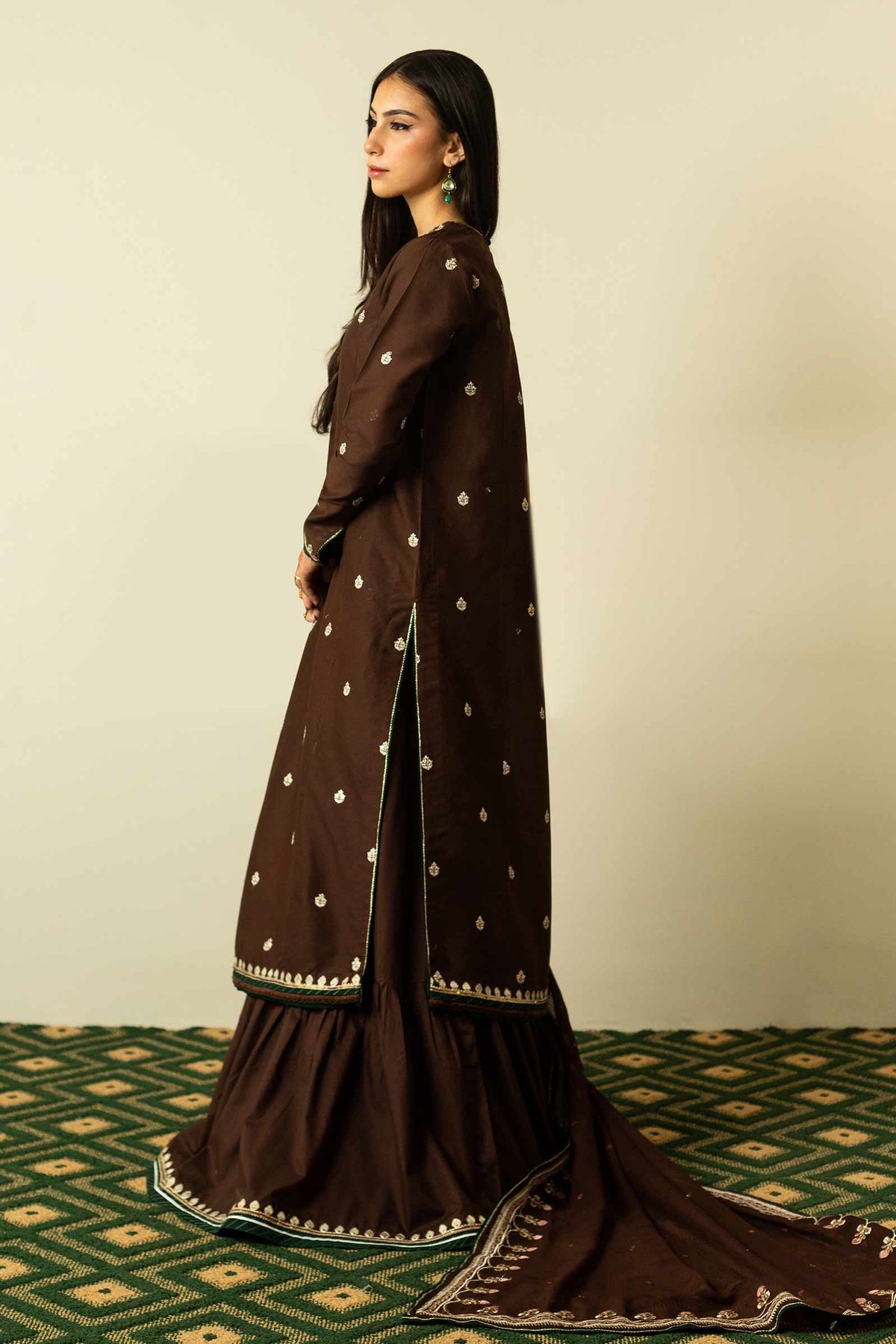 Shop Now, D04 - Summer Lawn Vol 2 - Zara Shahjahan - Shahana Collection UK - Wedding and Bridal Party Dresses - Eid Edit 2023