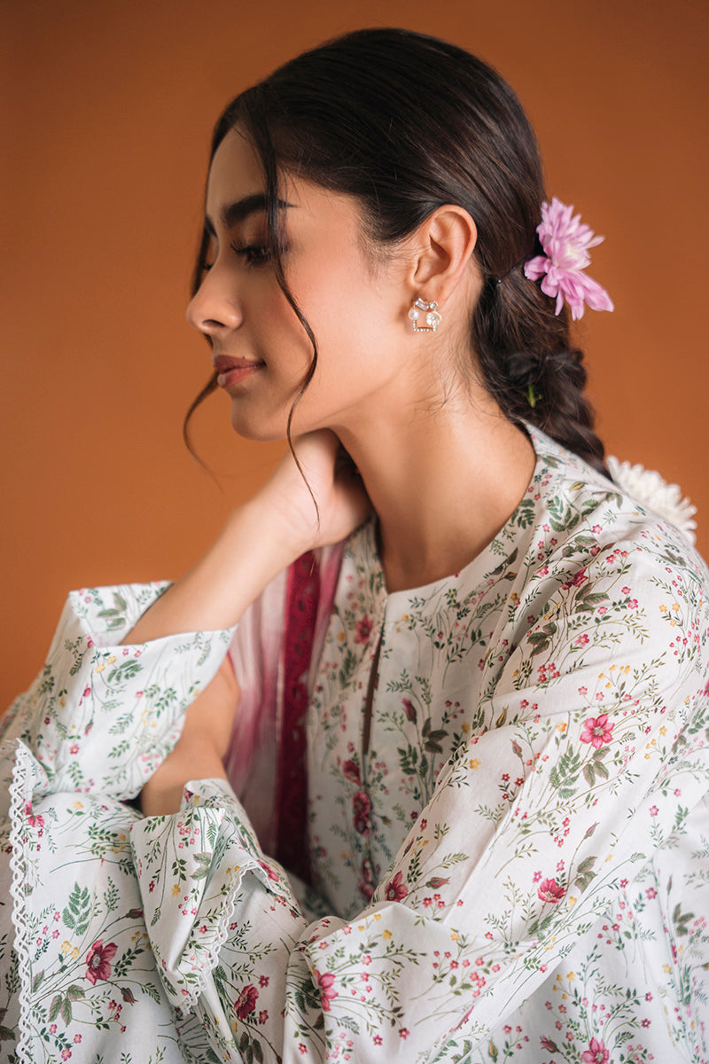 Buy Now - Subtle Allure - Petals and Prints - Lawn Collection 2023 - Cross Stitch - Shahana Collection UK - Wedding and Bridal Party Dresses
