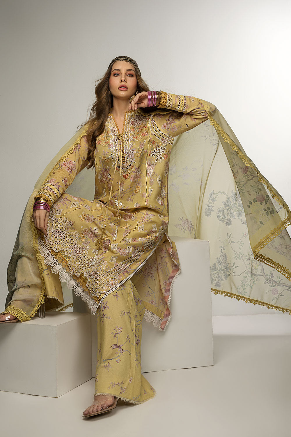Buy Now, D#4B - Sobia Nazir Vital 2023 - Vol. 2 - Shahana Collection UK - Wedding and Bridal Party Dresses - Sobia Nazir in UK - Summer Lawn 2023