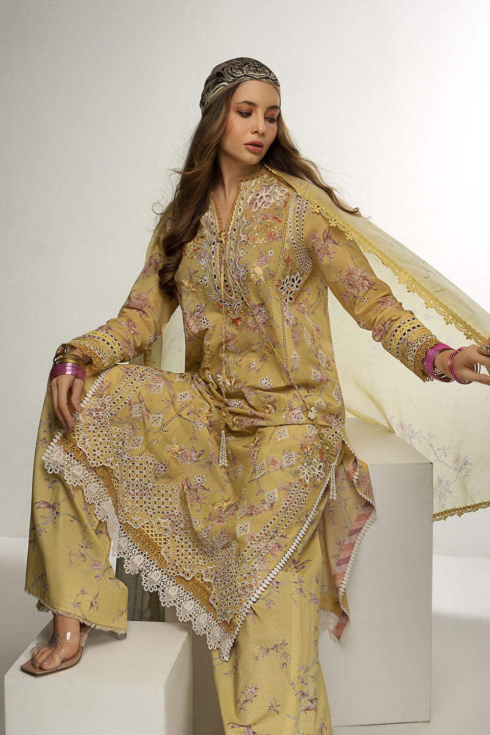 Buy Now, D#4B - Sobia Nazir Vital 2023 - Vol. 2 - Shahana Collection UK - Wedding and Bridal Party Dresses - Sobia Nazir in UK - Summer Lawn 2023