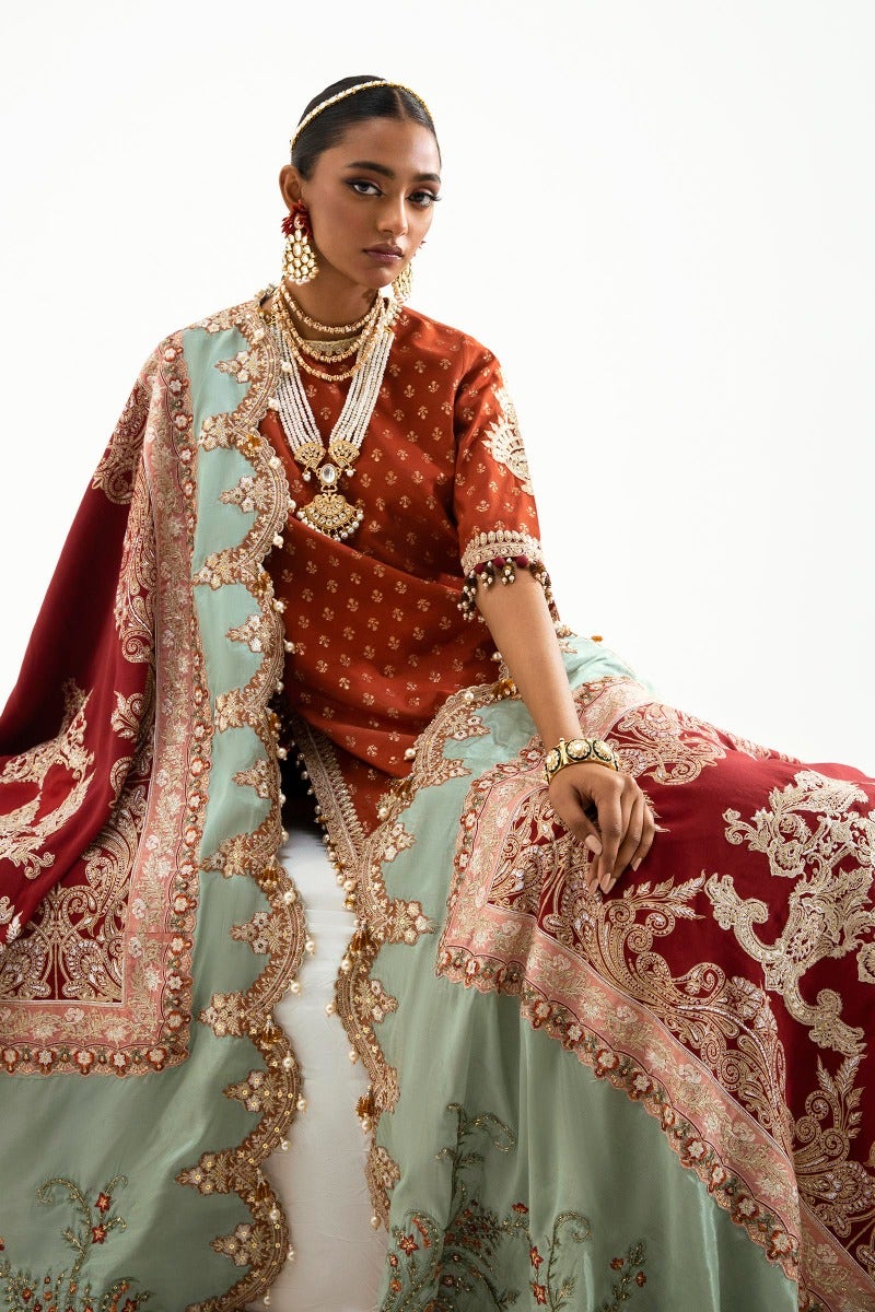 Sana Safinaz- N231-006-CT - Nura - Vol 1 - Festive Collection 2023 - Shahana Collection UK - Sana Safinaz in UK - Nura Festive Collection by Sana Safinaz 2023