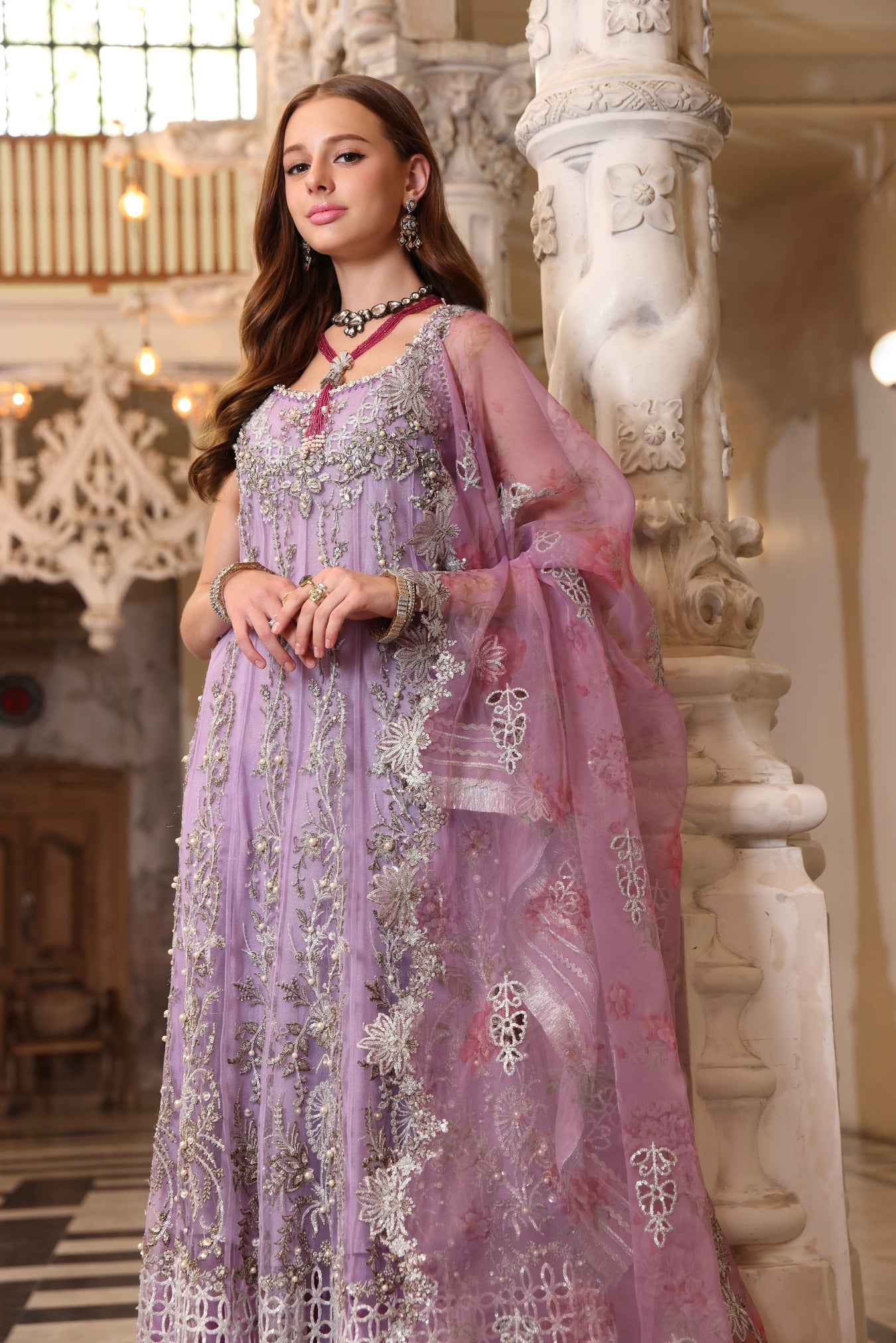 Shop Now, D5- ZARISH - Noor Handworked Formals 2023 - Saadia Asad - Shahana Collection UK - Eid Edit 2023