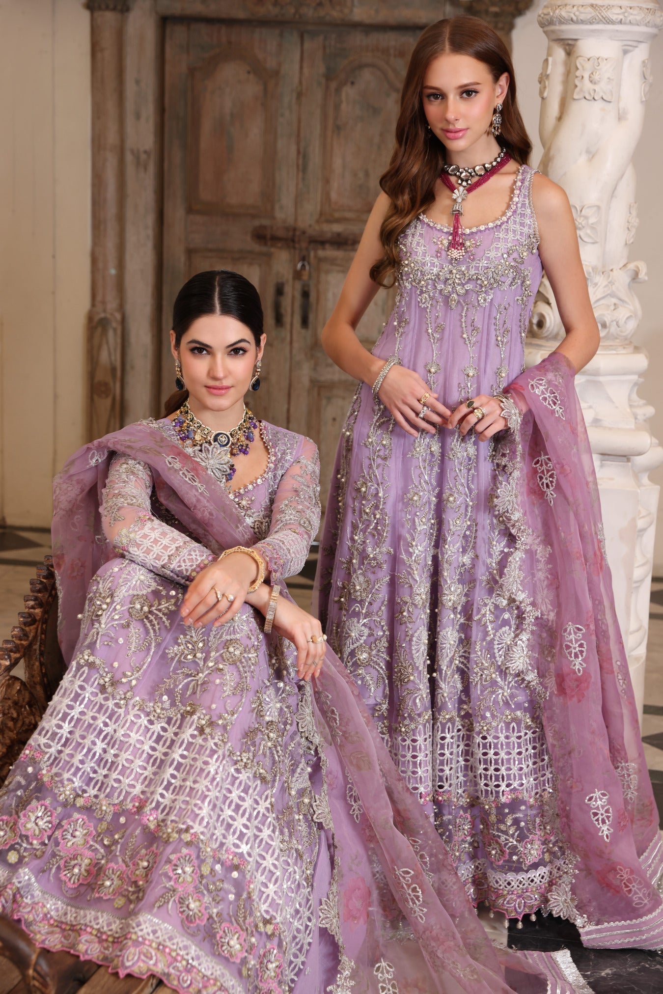 Shop Now, D5- ZARISH - Noor Handworked Formals 2023 - Saadia Asad - Shahana Collection UK - Eid Edit 2023
