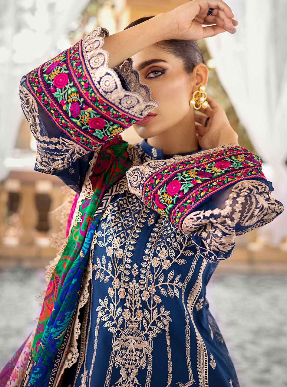 Buy Now, 5B GULFISHAN - Luxury Eid Lawn by Zainab Chottani 2023 - Shahana Collection UK - Zainab Chottani in UK