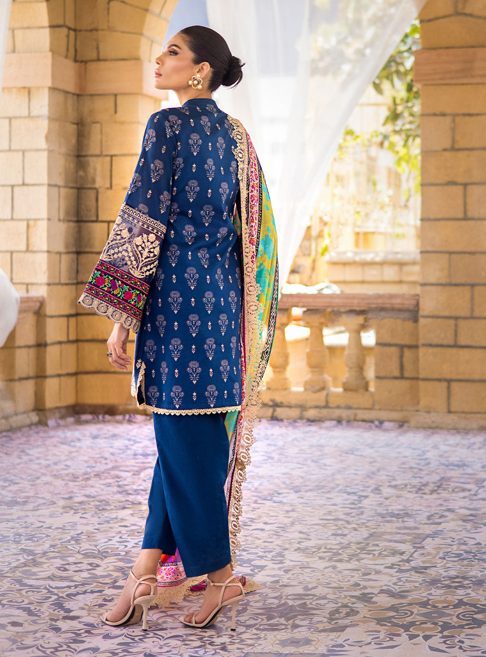 Buy Now, 5B GULFISHAN - Luxury Eid Lawn by Zainab Chottani 2023 - Shahana Collection UK - Zainab Chottani in UK