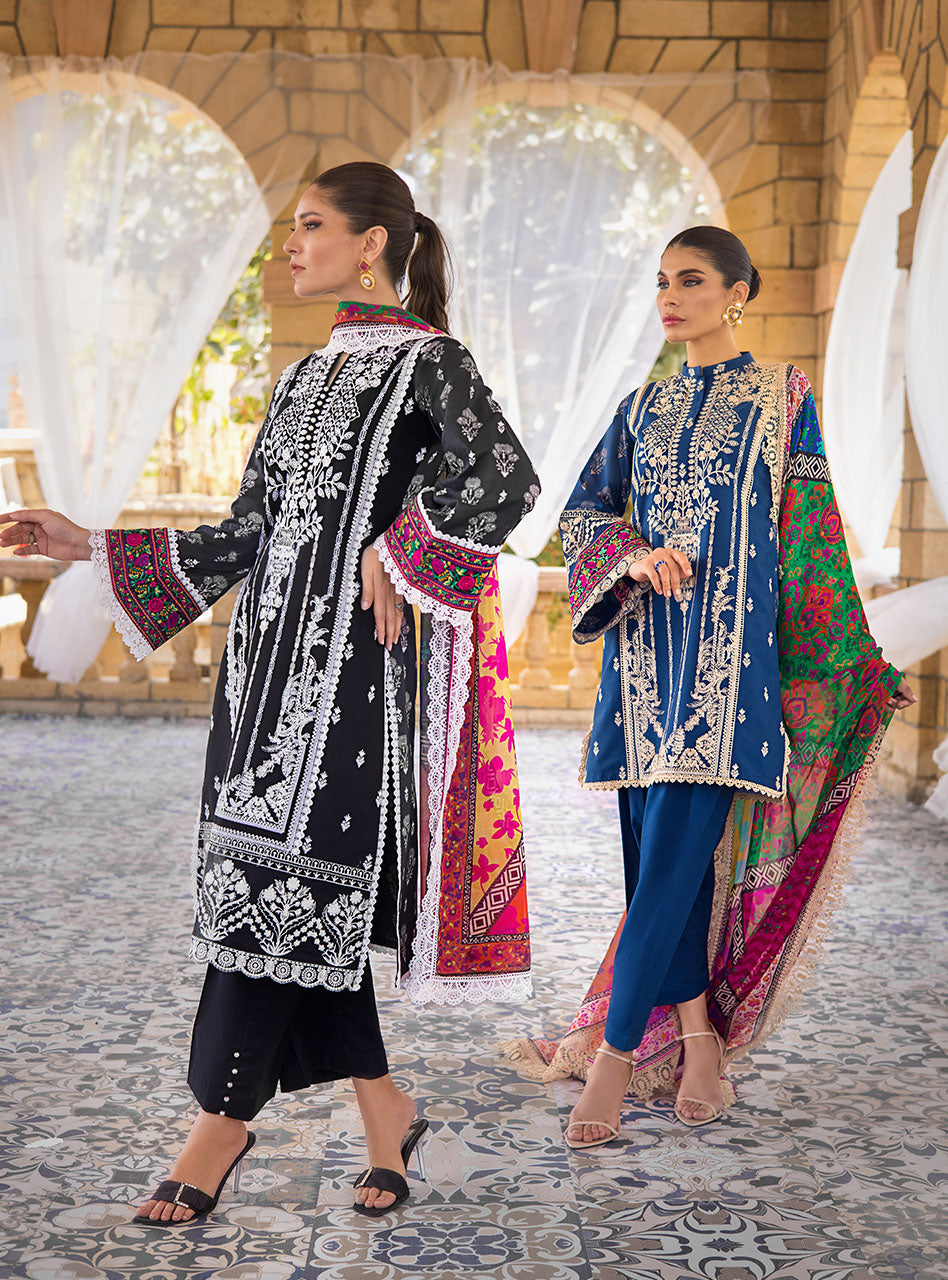 Buy Now, 5B GULFISHAN - Luxury Eid Lawn by Zainab Chottani 2023 - Shahana Collection UK - Zainab Chottani in UK
