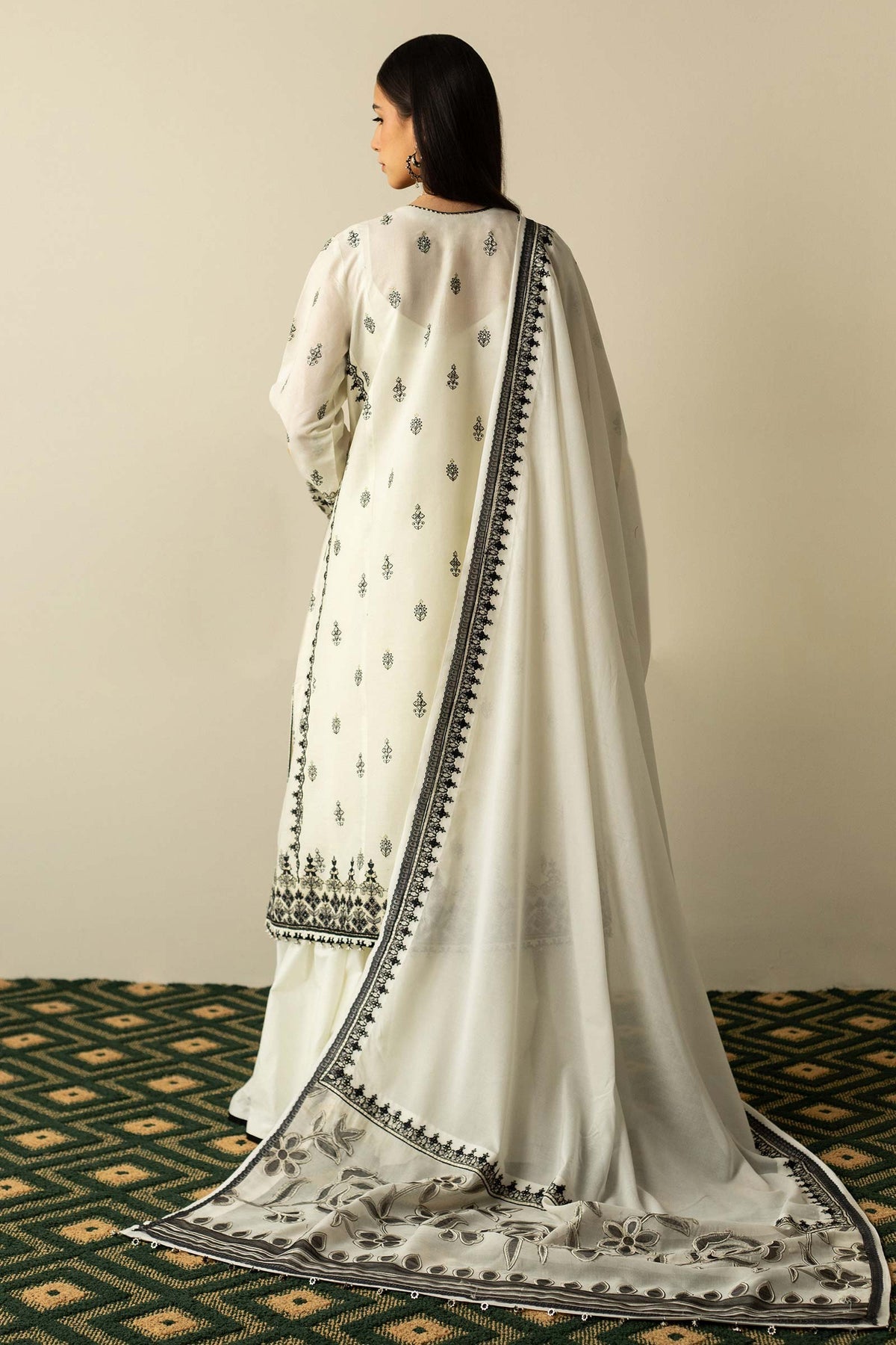 Shop Now, D05 - Summer Lawn Vol 2 - Zara Shahjahan - Shahana Collection UK - Wedding and Bridal Party Dresses - Eid Edit 2023