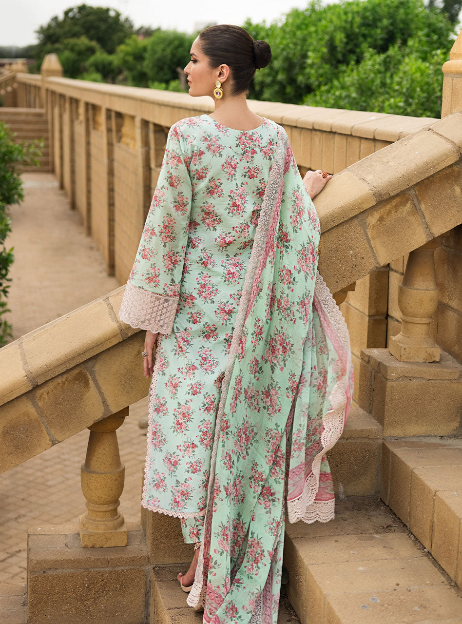 Buy Now, 6A AABROO - Luxury Eid Lawn by Zainab Chottani 2023 - Shahana Collection UK - Zainab Chottani in UK