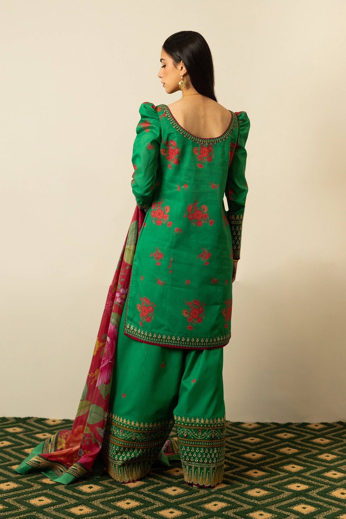 Shop Now, D07 - Summer Lawn Vol 2 - Zara Shahjahan - Shahana Collection UK - Wedding and Bridal Party Dresses - Eid Edit 2023