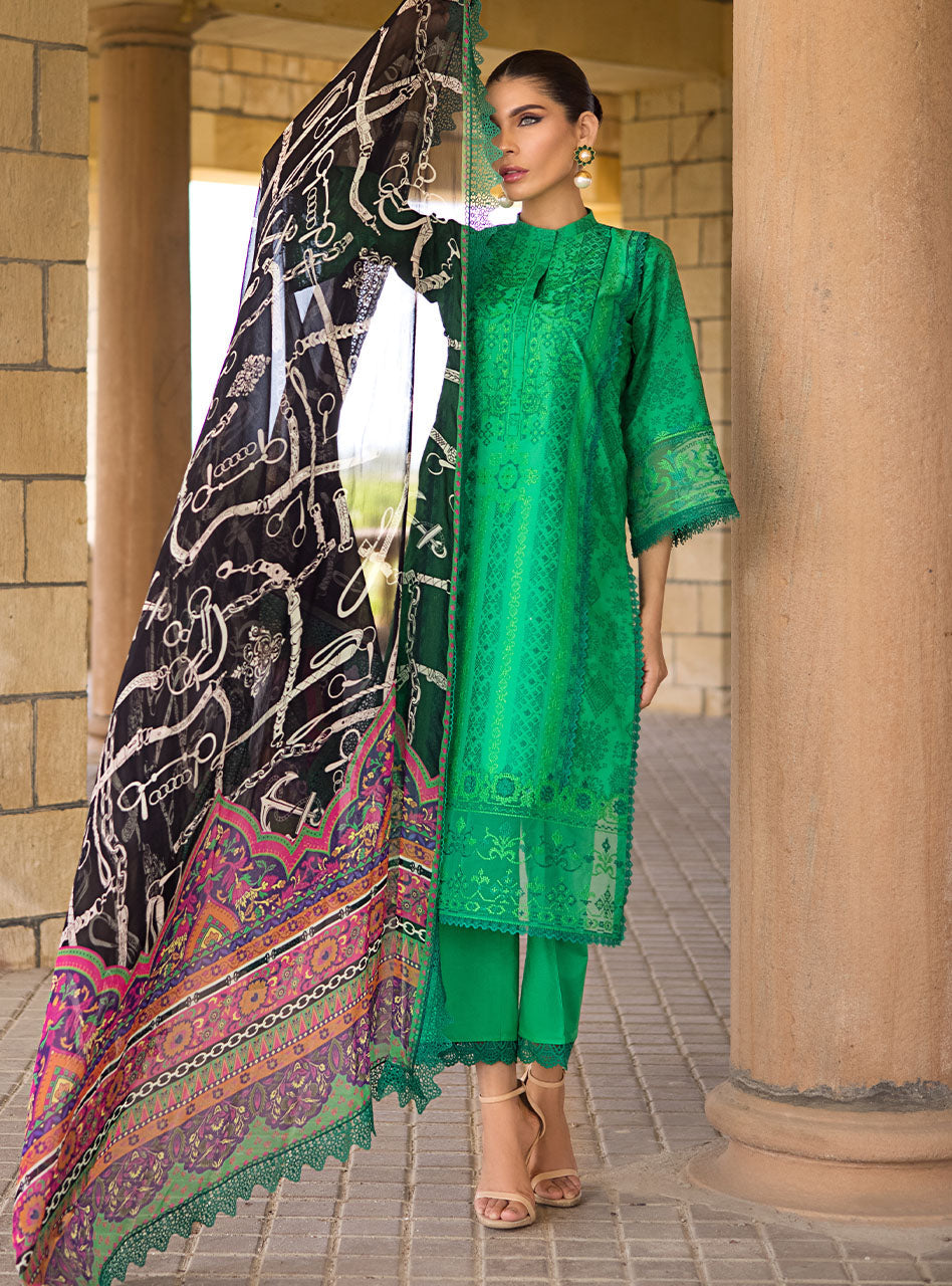 Buy Now, 7A MEHR-e-NAZ- Luxury Eid Lawn by Zainab Chottani 2023 - Shahana Collection UK - Zainab Chottani in UK