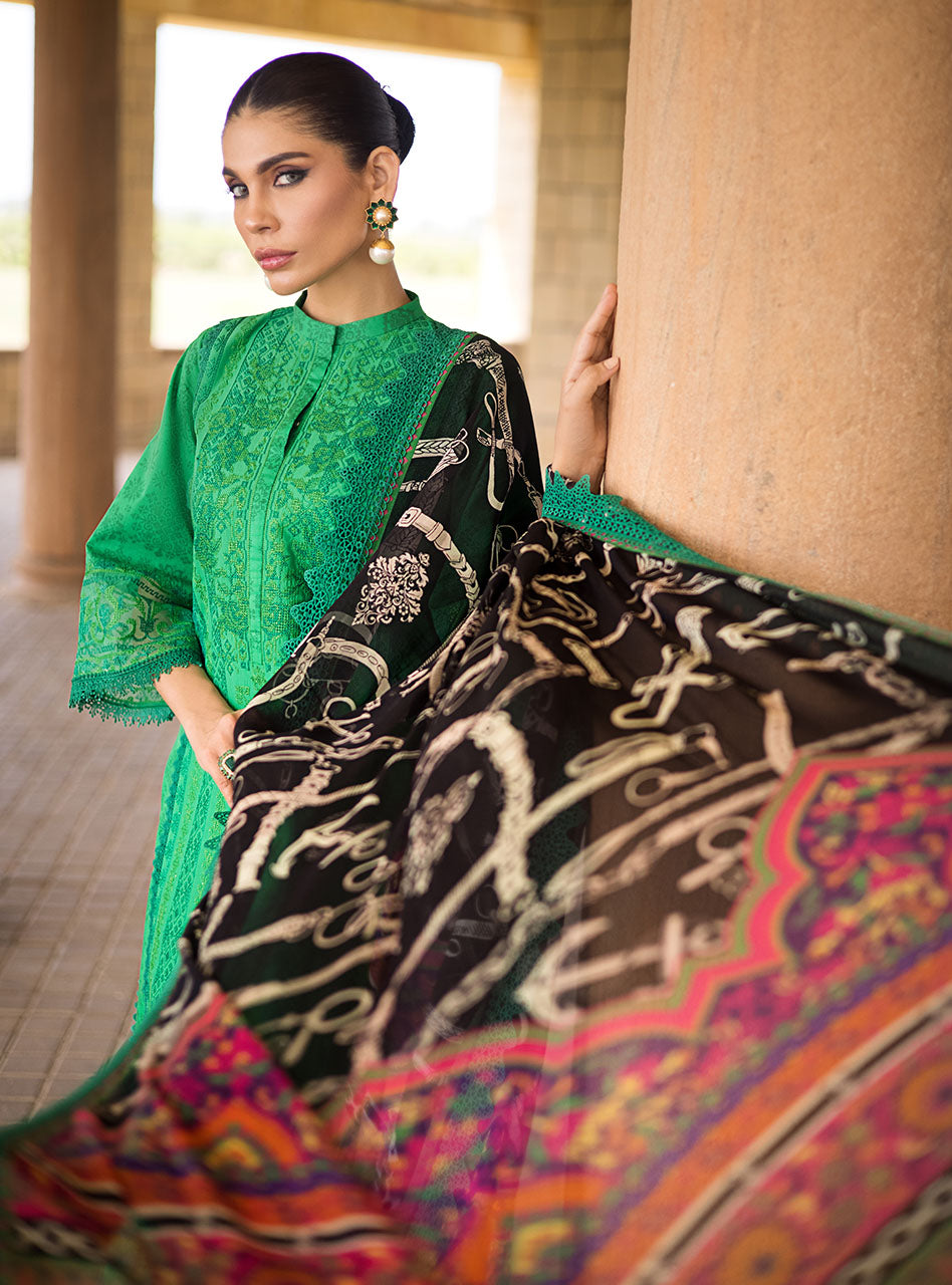 Buy Now, 7A MEHR-e-NAZ- Luxury Eid Lawn by Zainab Chottani 2023 - Shahana Collection UK - Zainab Chottani in UK